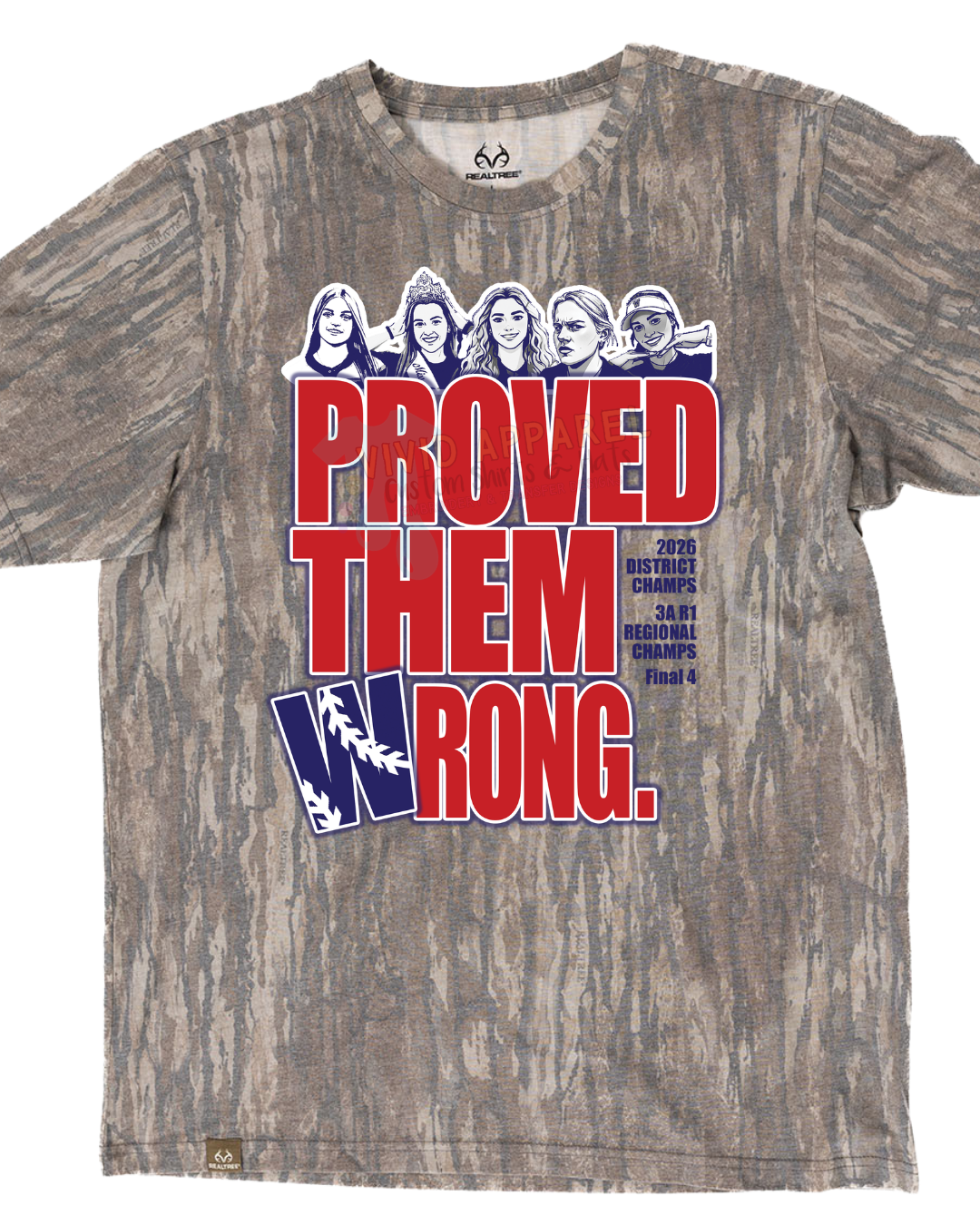 WHS Softball 2026 Proved Them Wrong Tee (Camo)