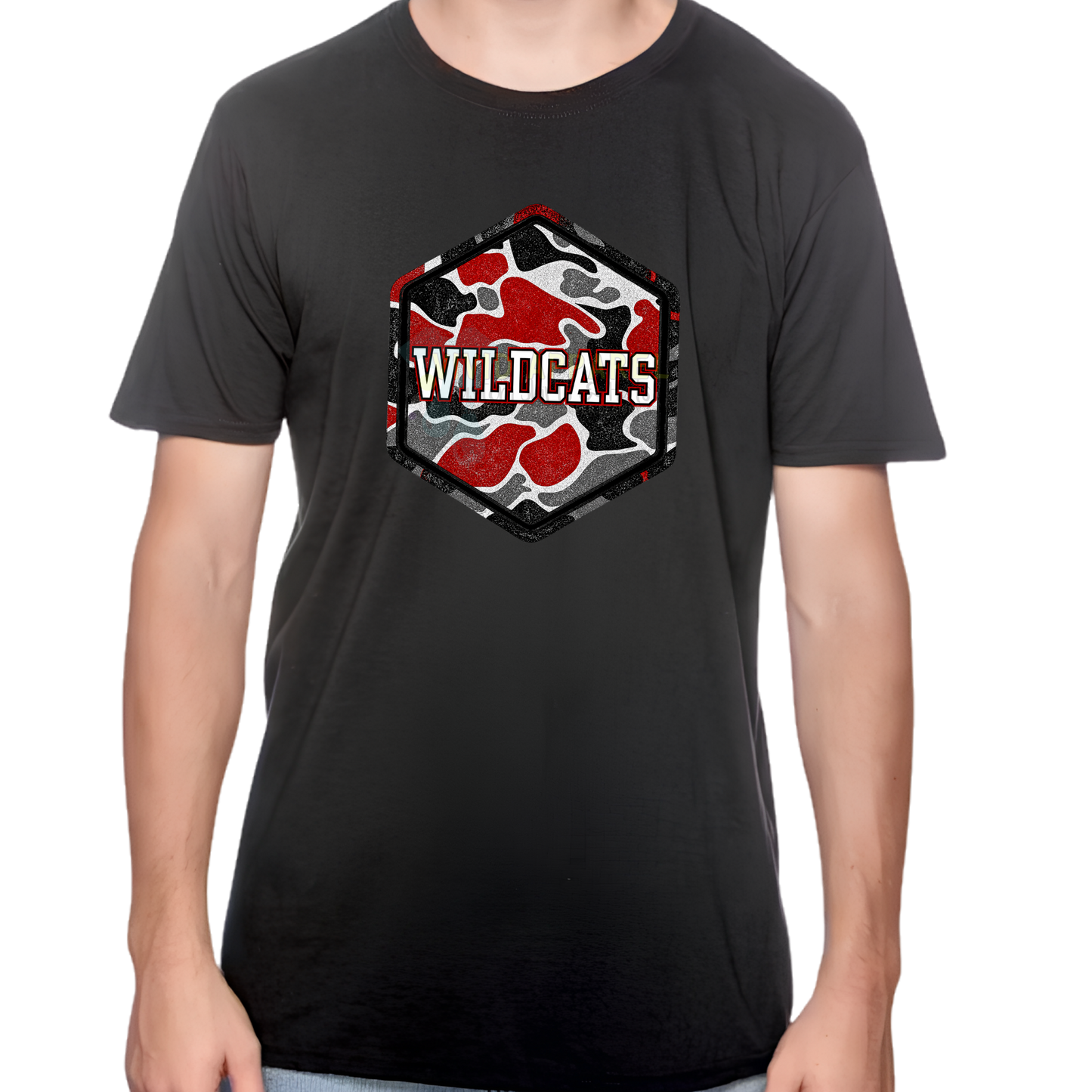 Wildcats Camo Hex Tee