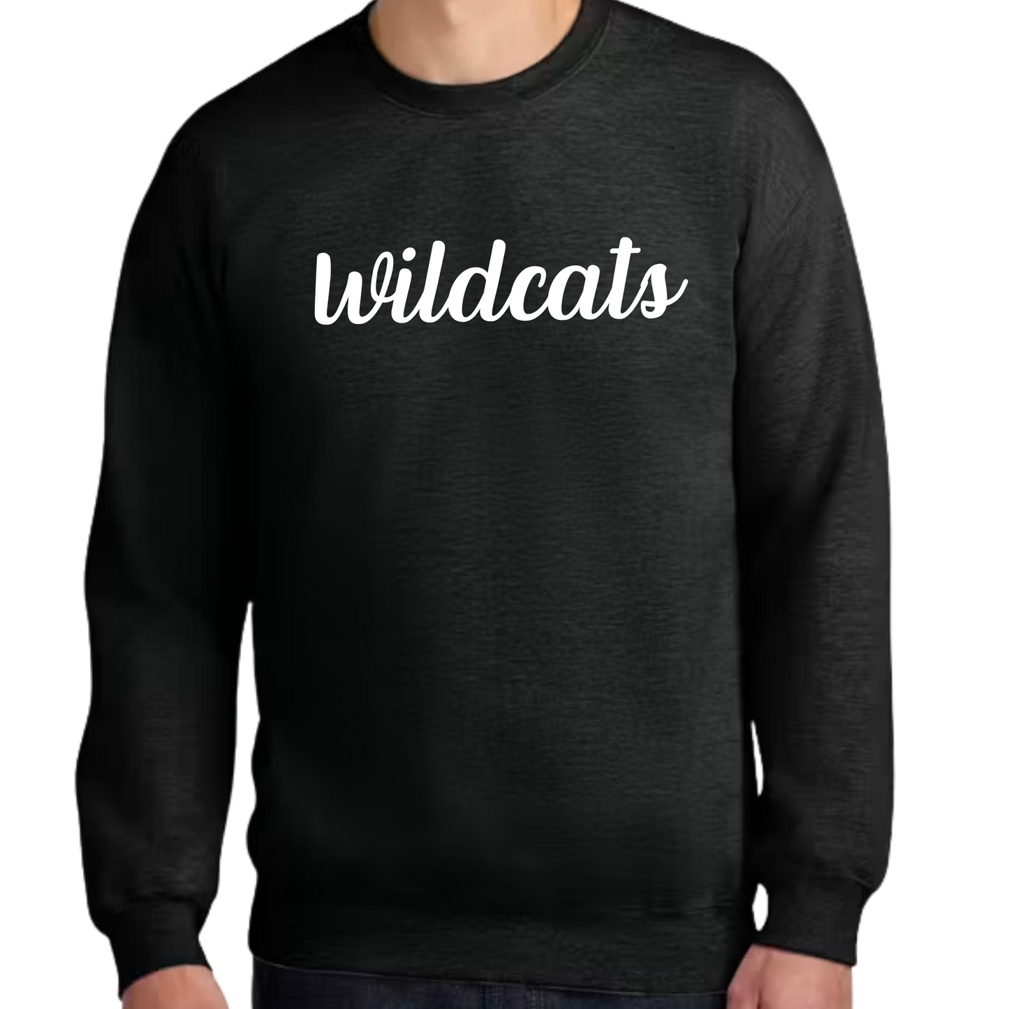 Wildcats Cursive Crewneck Sweatshirt