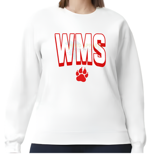 WMS Paw Crewneck Sweatshirt