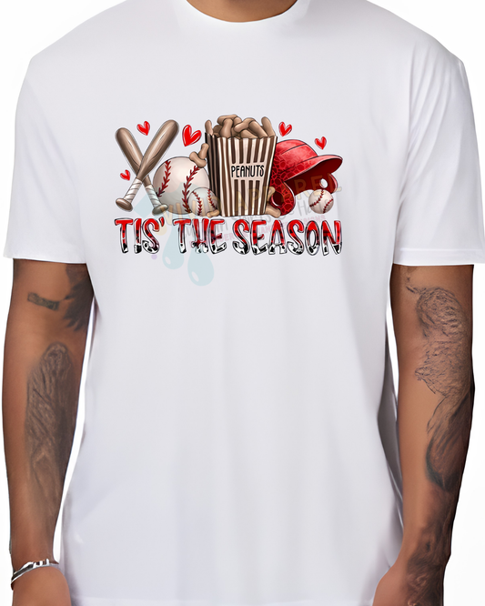 Tis The Season Baseball Tee