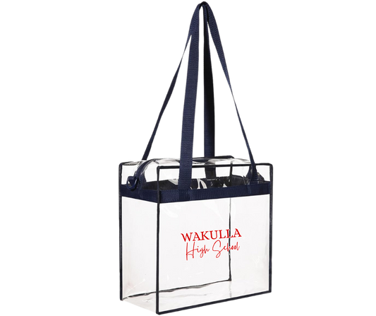 Clear Stadium Medium Tote- WHS