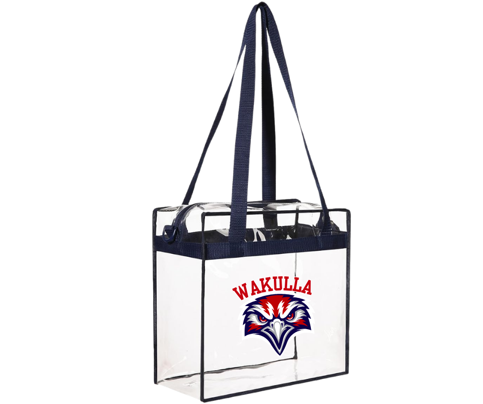 Clear Stadium Medium Tote- WHS