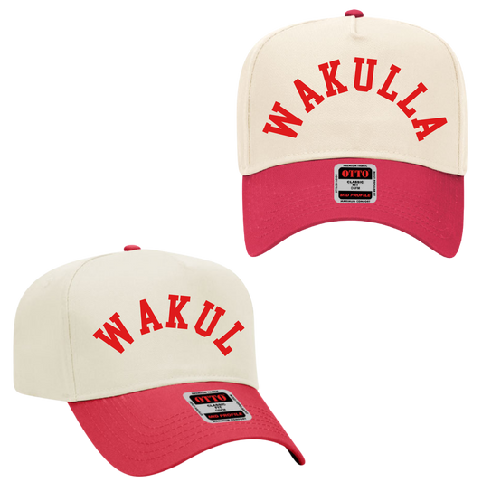 Embroidered Curved WAKULLA Hat