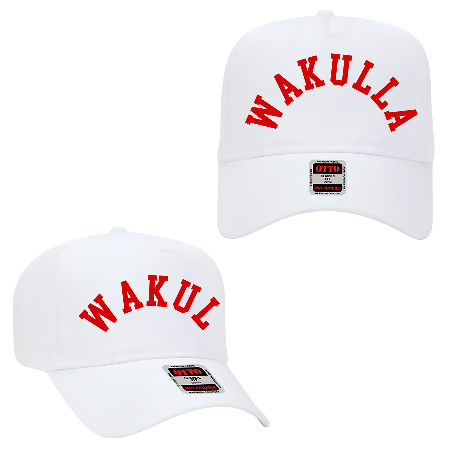 Embroidered Curved WAKULLA Hat
