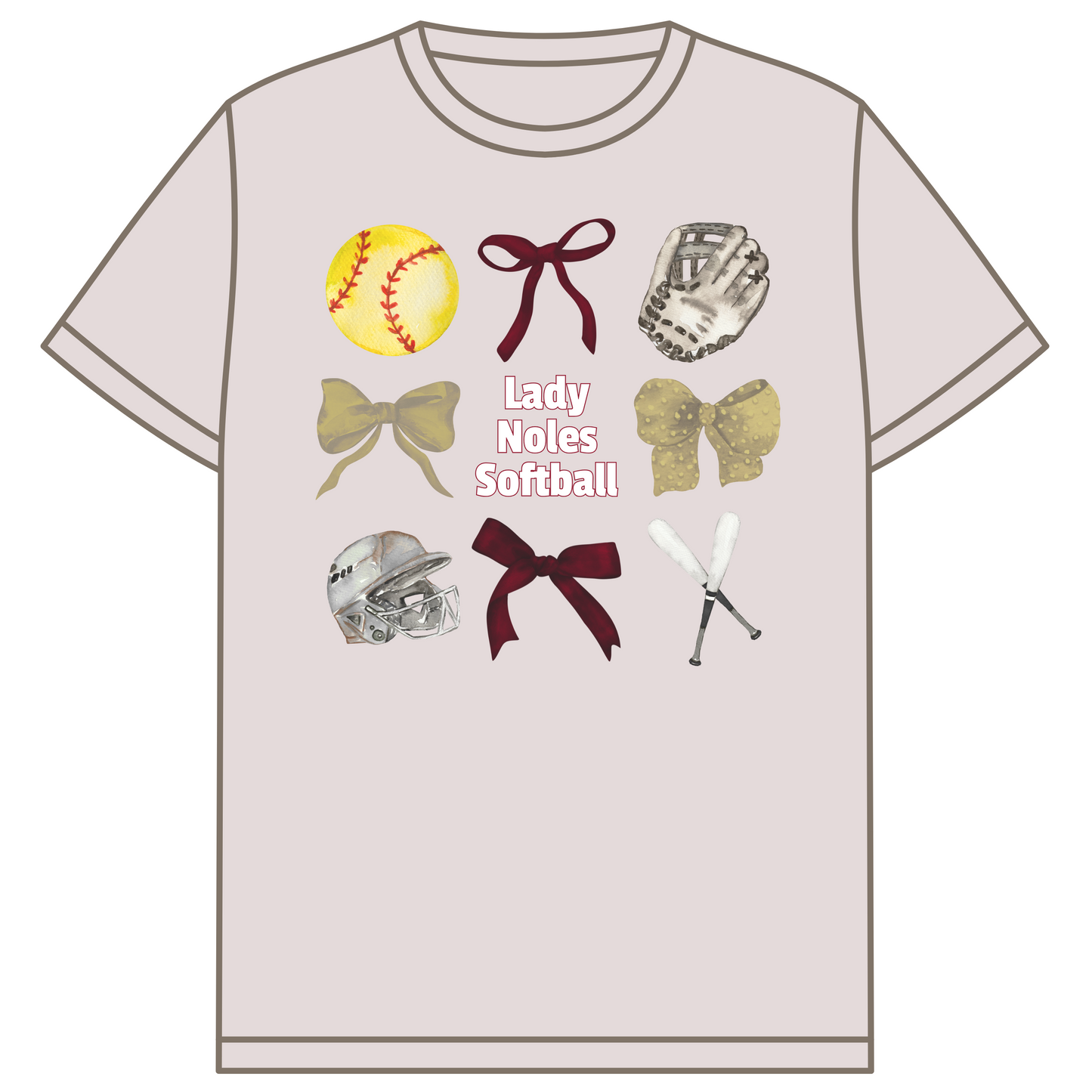 Lady Noles Bow Shirt