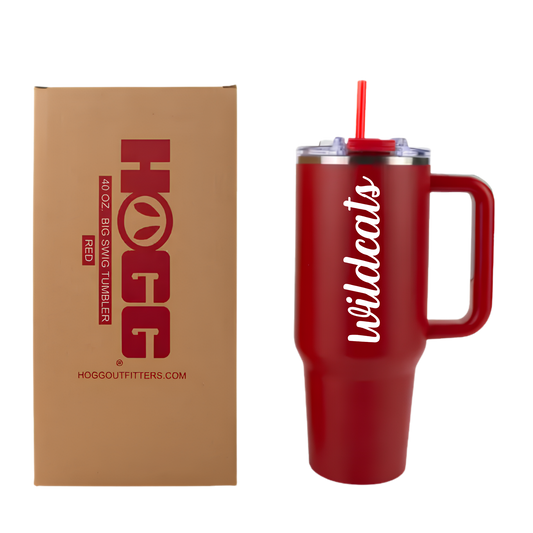 40 oz Tumbler-- Wildcats