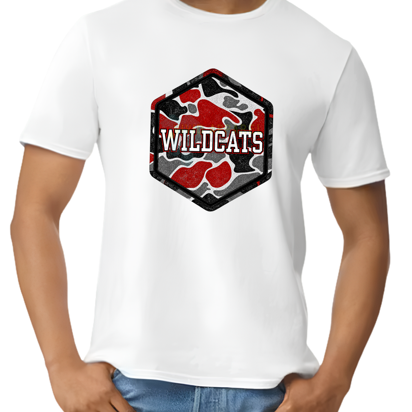 Wildcats Camo Hex Tee