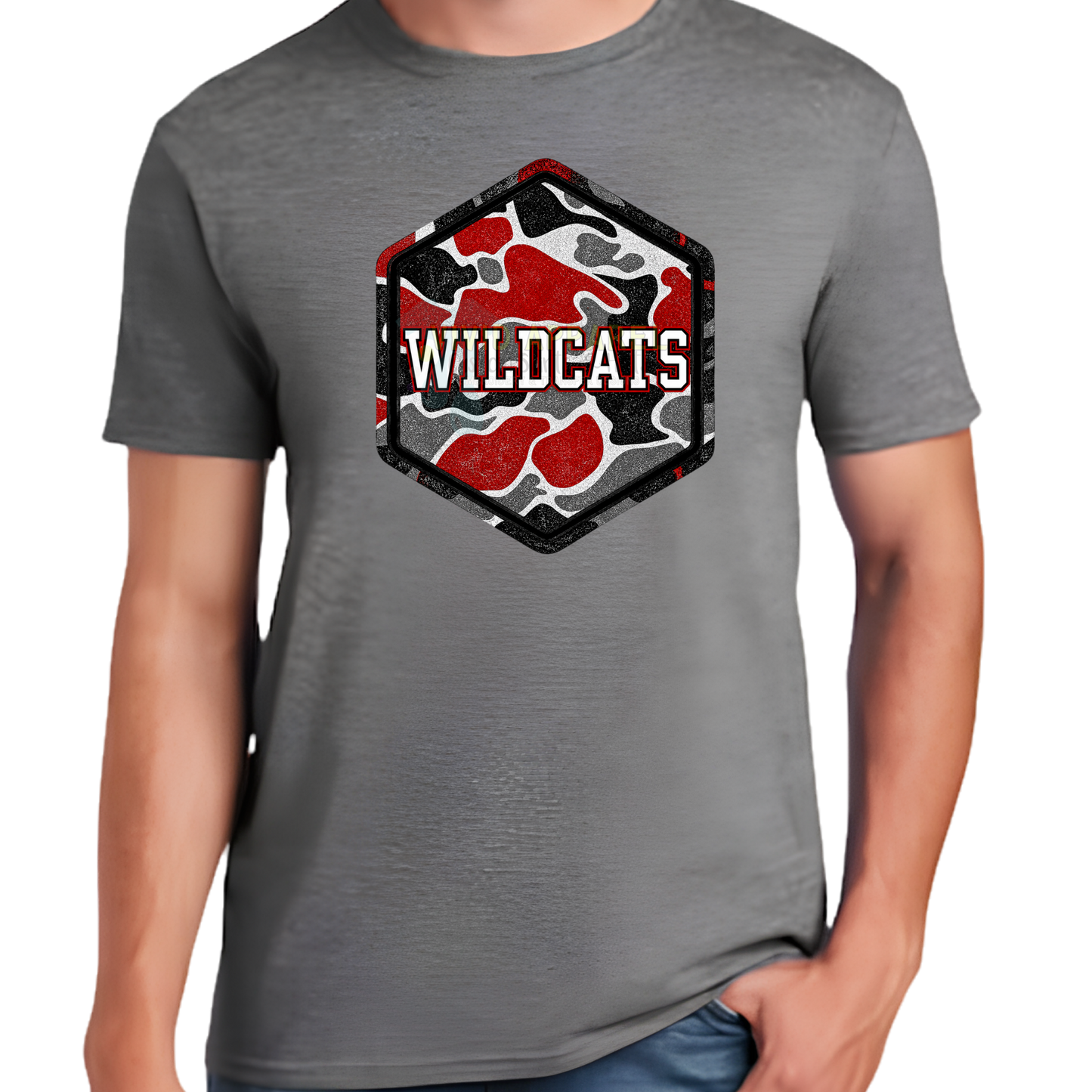 Wildcats Camo Hex Tee