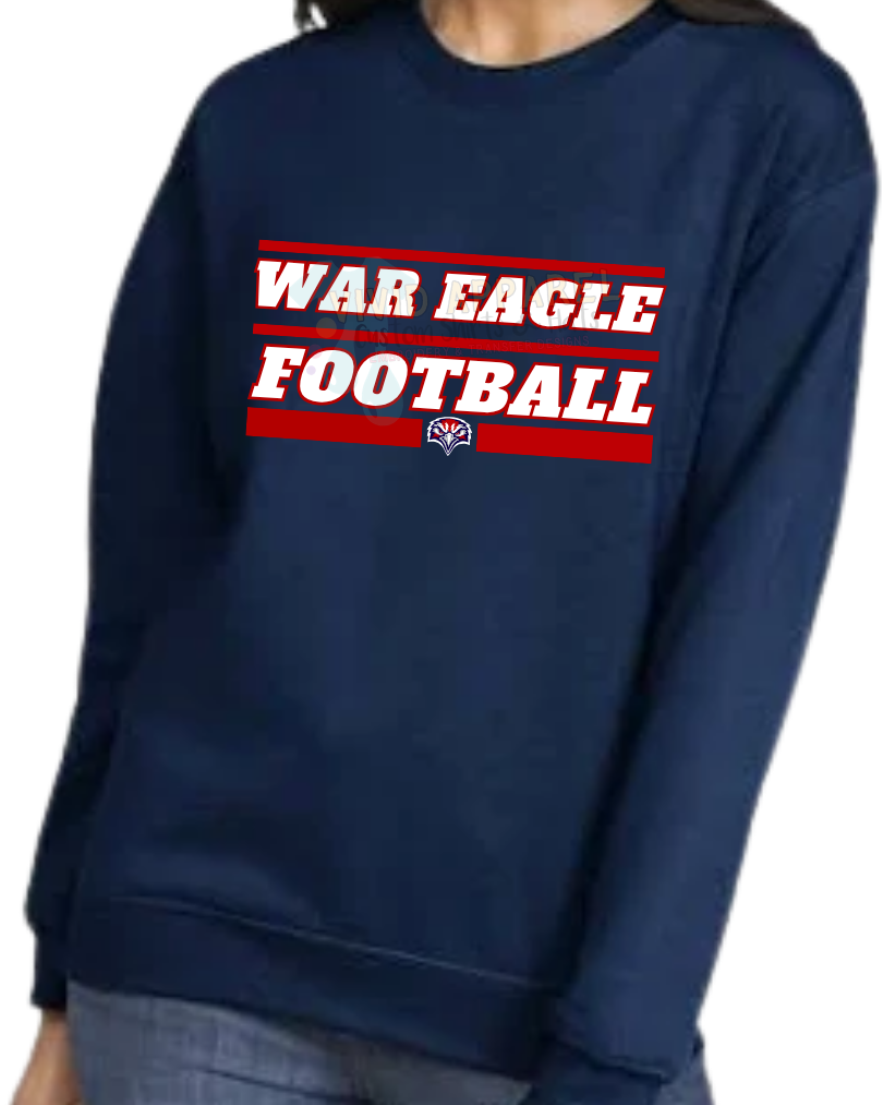 War Eagle Football Crewneck Sweatshirt