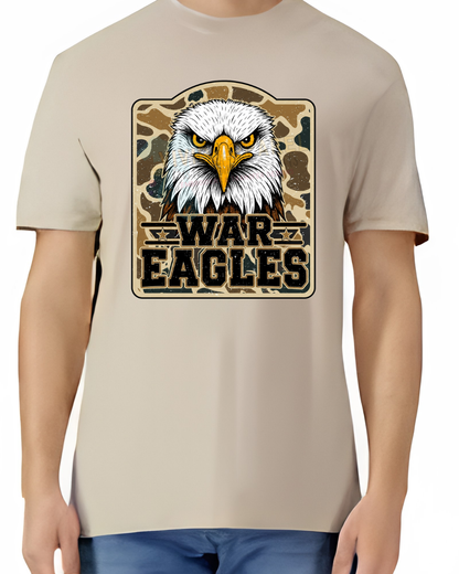 Camo War Eagles Tee