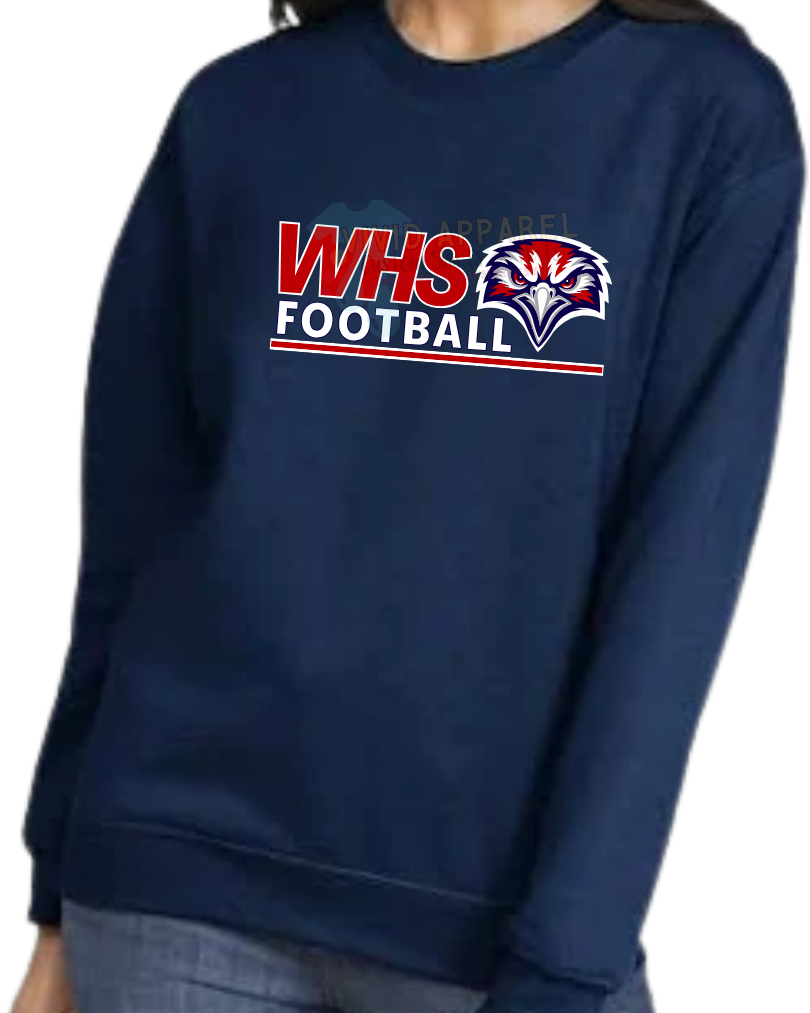 WHS Football Crewneck Sweatshirt