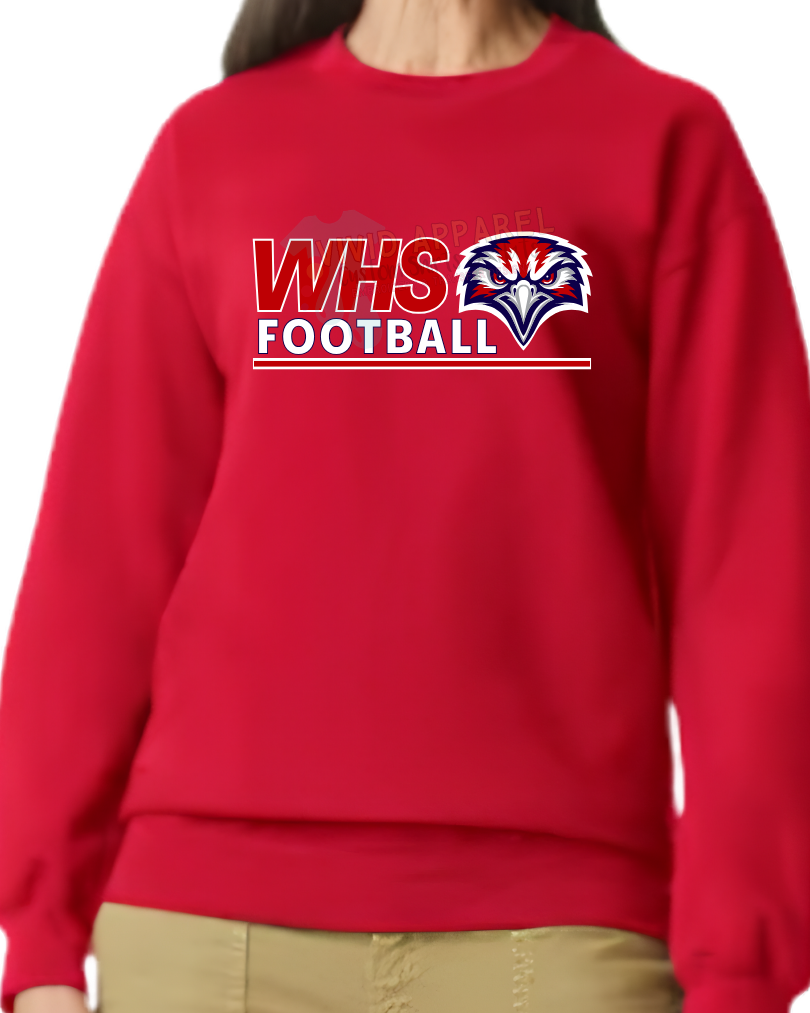 WHS Football Crewneck Sweatshirt