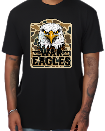 Camo War Eagles Tee