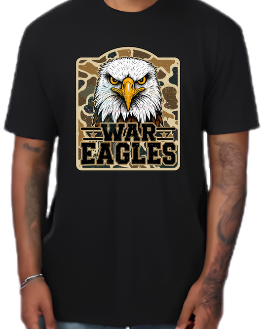 Camo War Eagles Tee