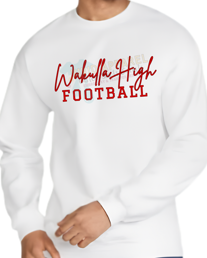 Wakulla High Football Crewneck Sweatshirt