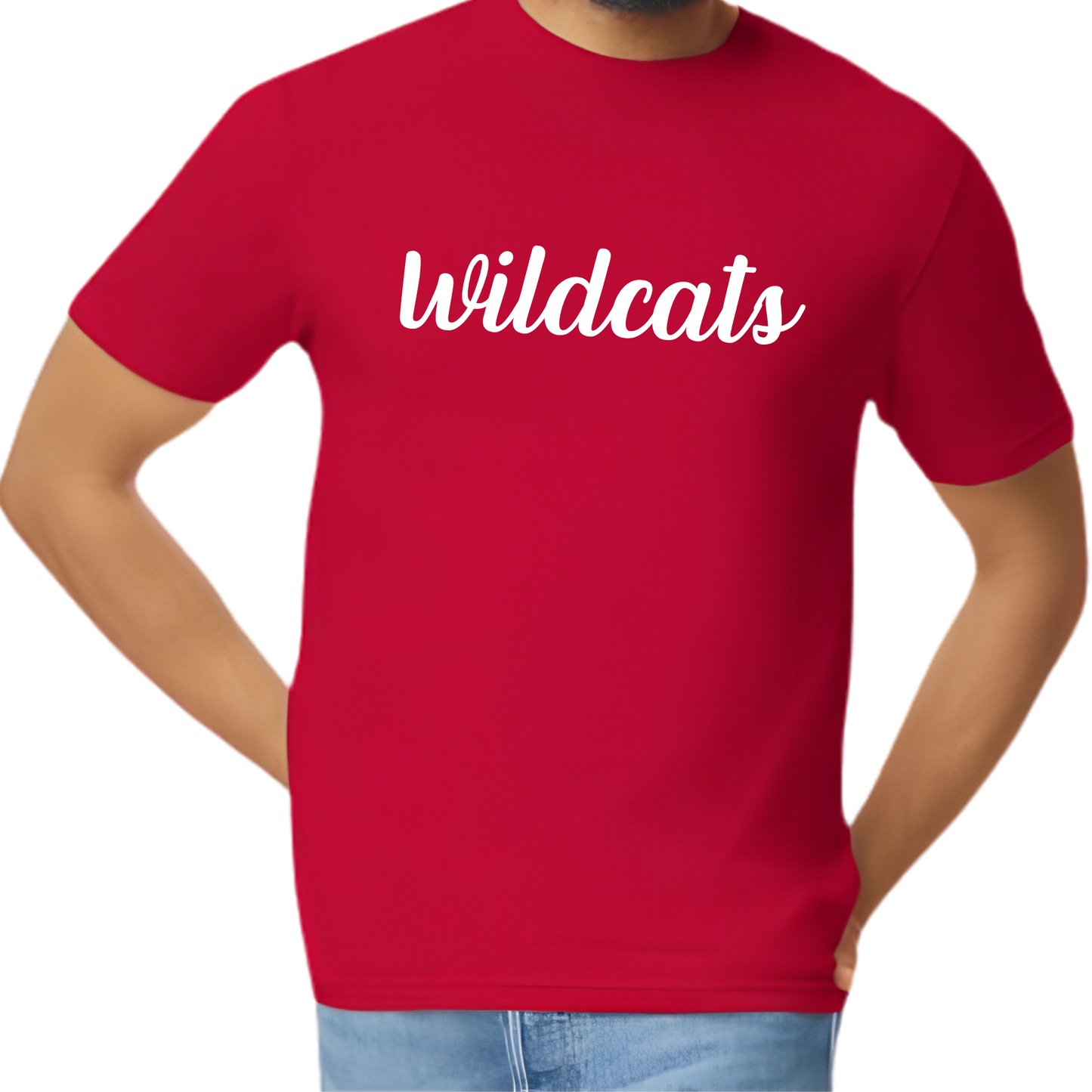 Wildcats Cursive Tee