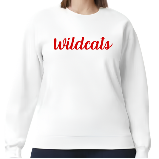 Wildcats Cursive Crewneck Sweatshirt