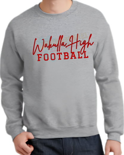 Wakulla High Football Crewneck Sweatshirt