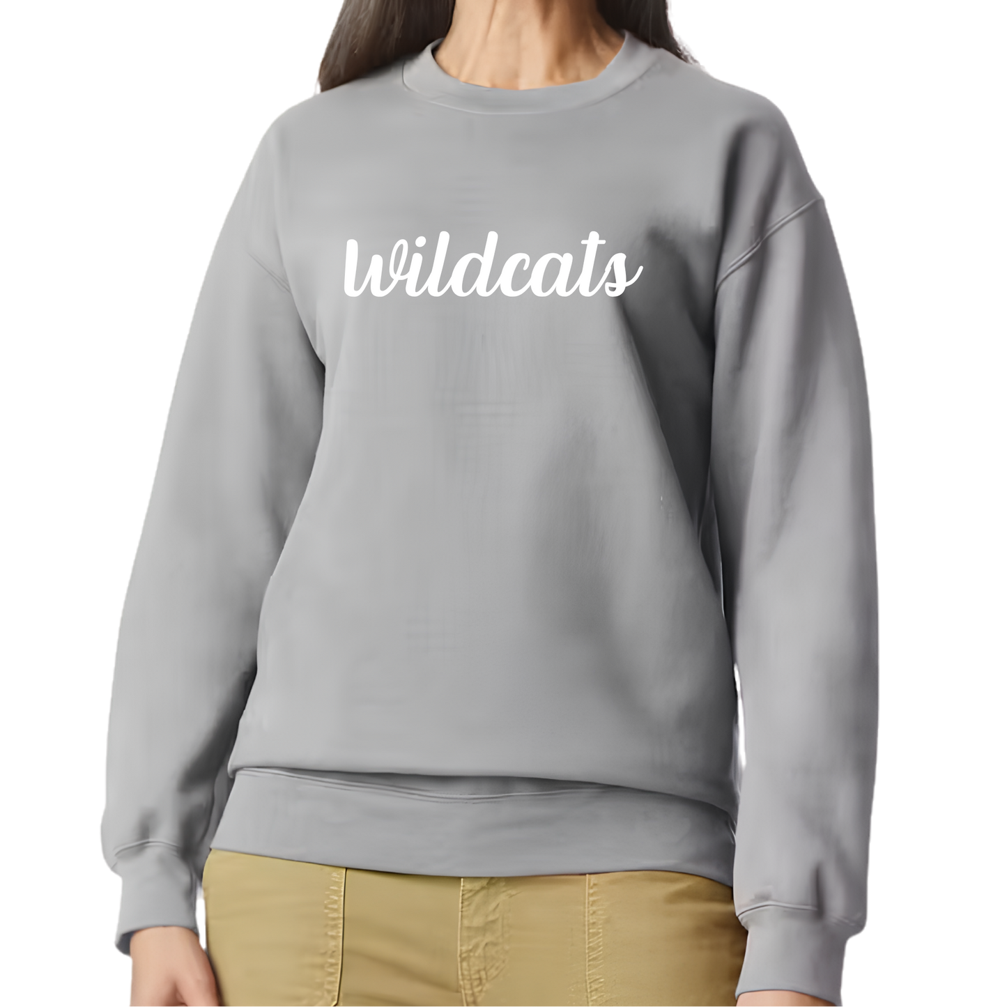 Wildcats Cursive Crewneck Sweatshirt