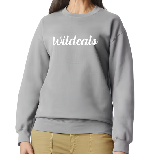 Wildcats Cursive Crewneck Sweatshirt