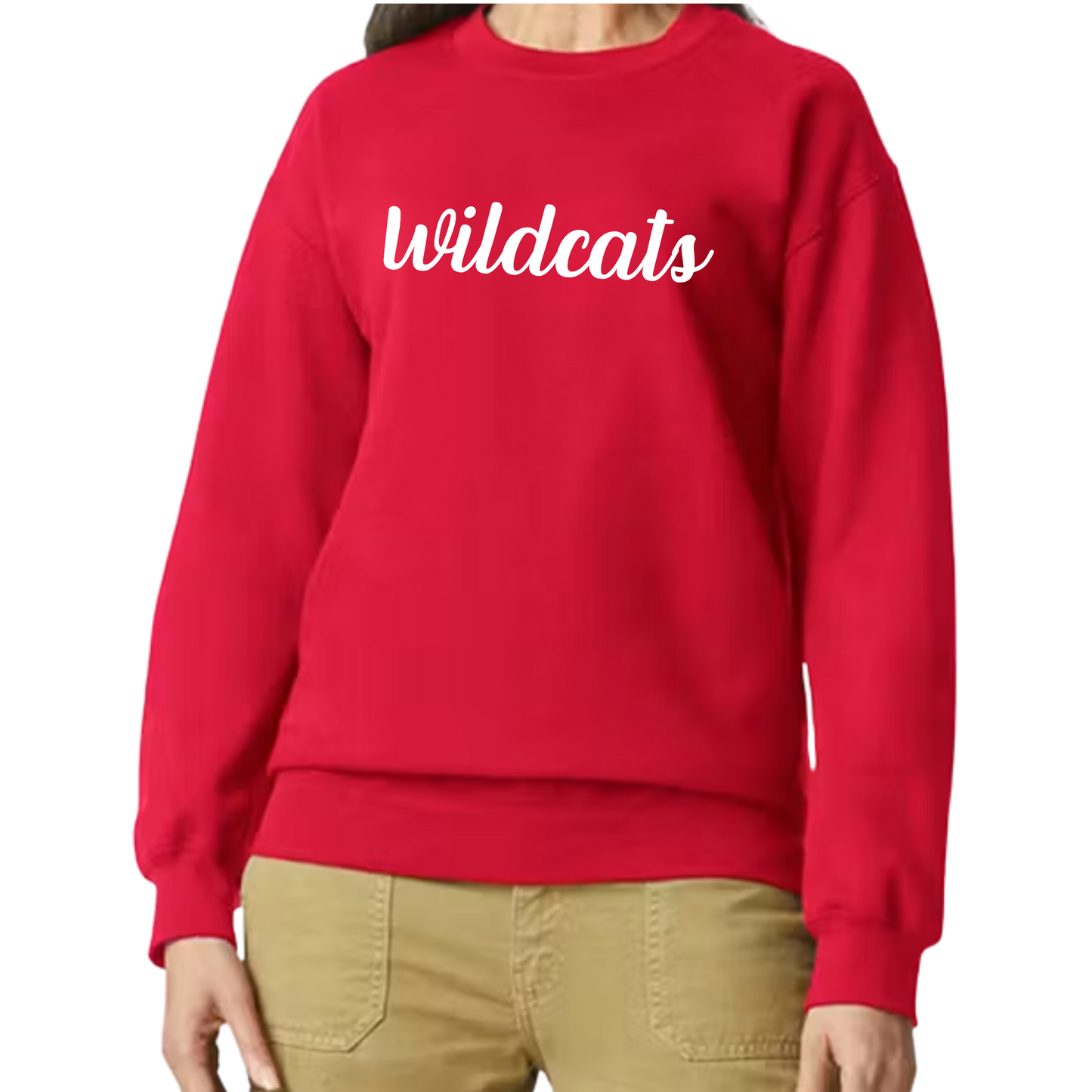 Wildcats Cursive Crewneck Sweatshirt
