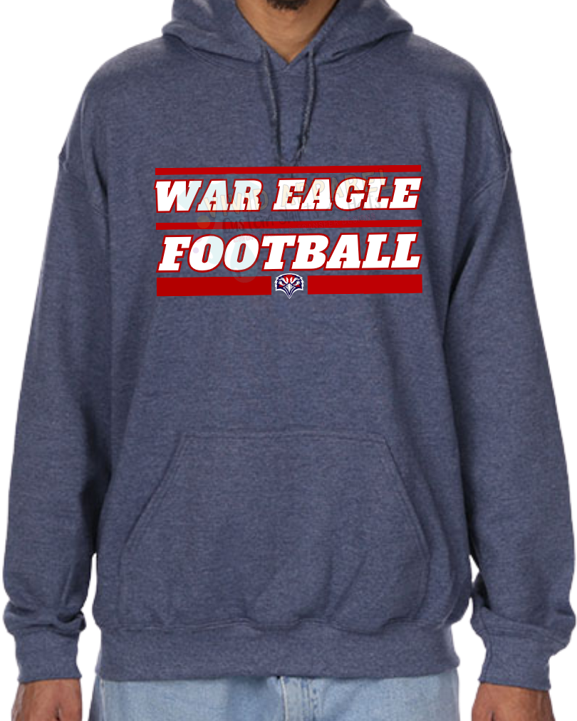 War Eagle Football Hoodie