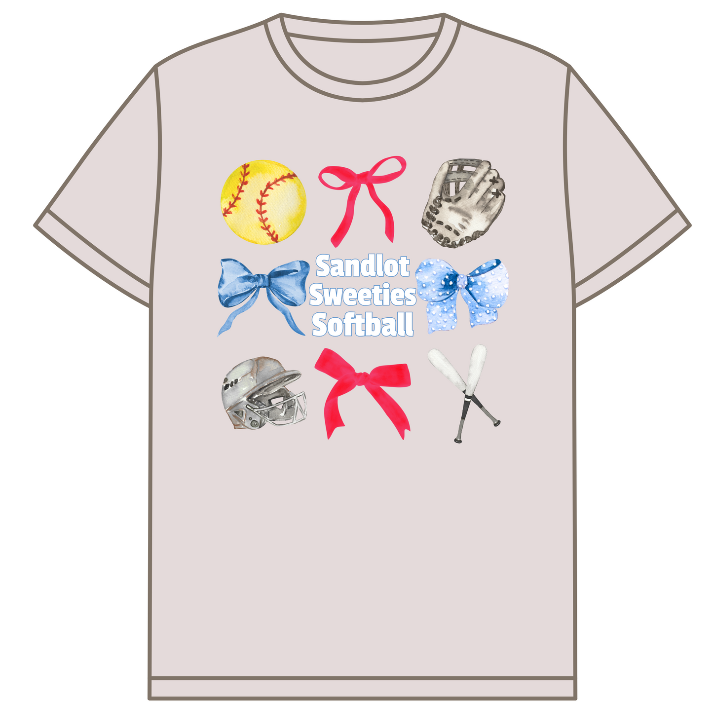 Sandlot Sweeties Bow Shirt