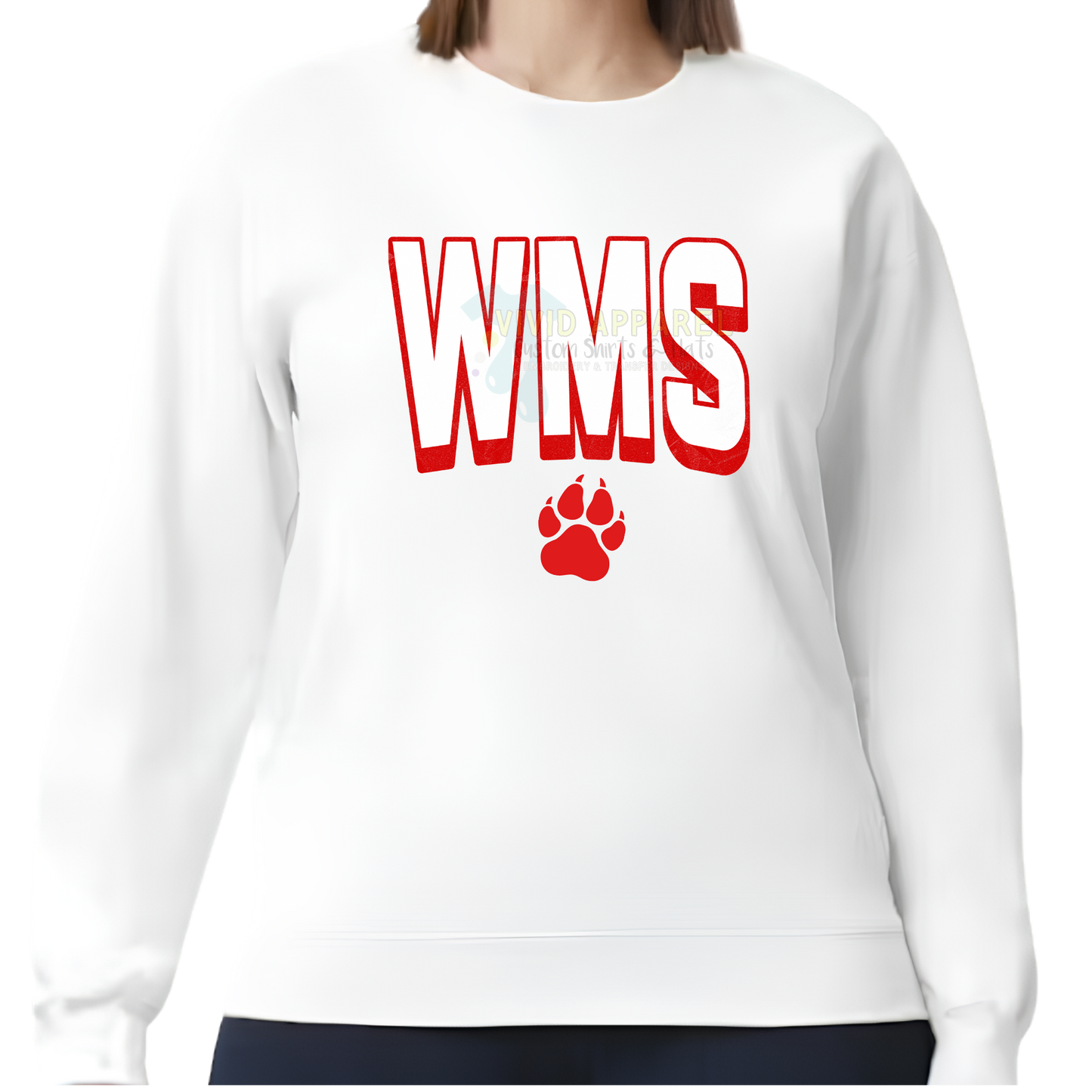 WMS Paw Crewneck Sweatshirt