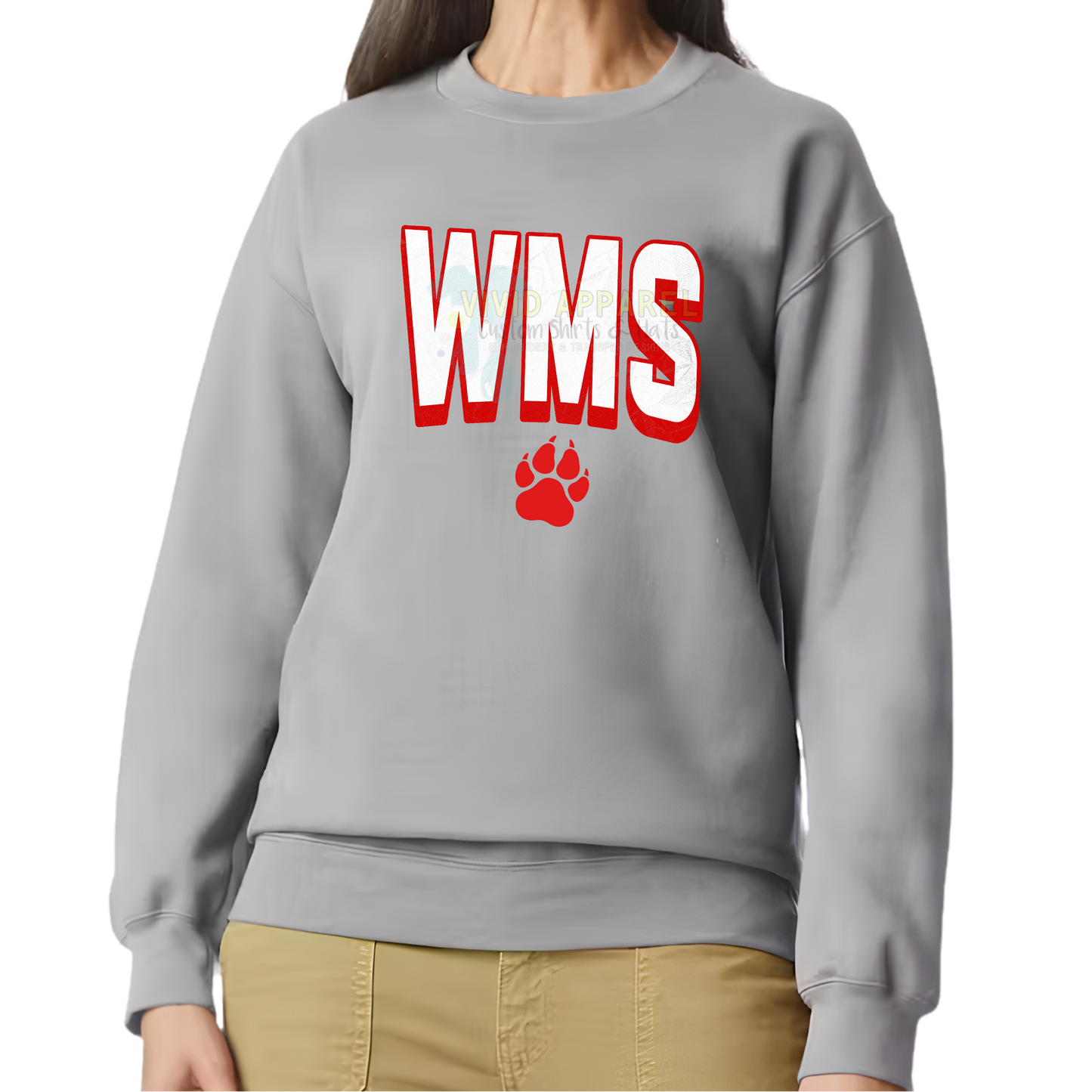 WMS Paw Crewneck Sweatshirt