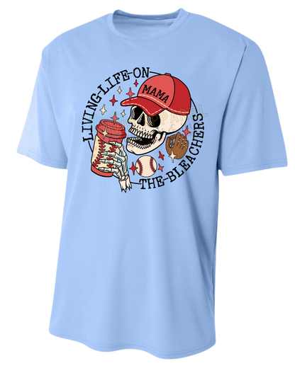 Skeleton Baseball Mama Tee