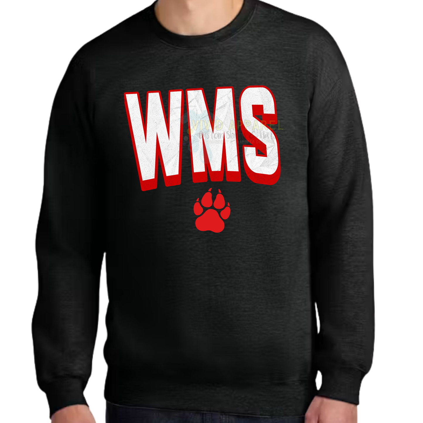 WMS Paw Crewneck Sweatshirt