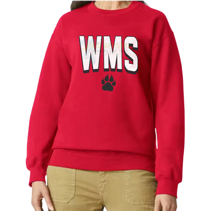 WMS Paw Crewneck Sweatshirt