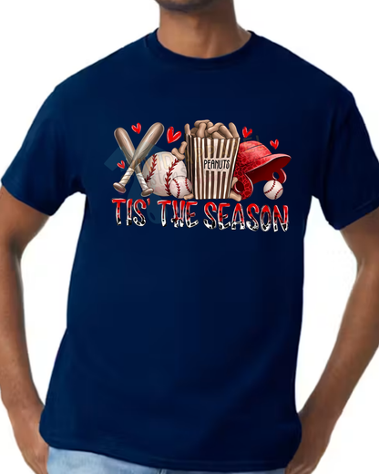 Tis The Season Baseball Tee