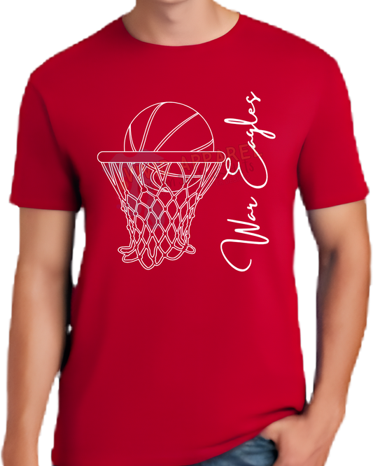 War Eagles Basketball Tee