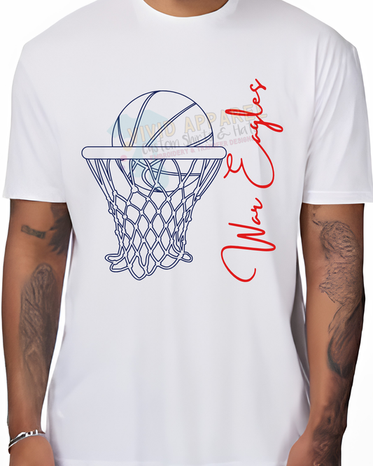 War Eagles Basketball Tee