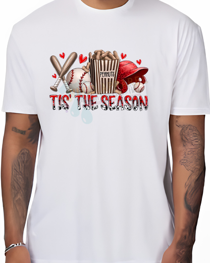 Tis The Season Baseball Tee