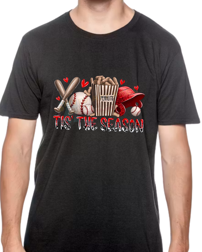 Tis The Season Baseball Tee