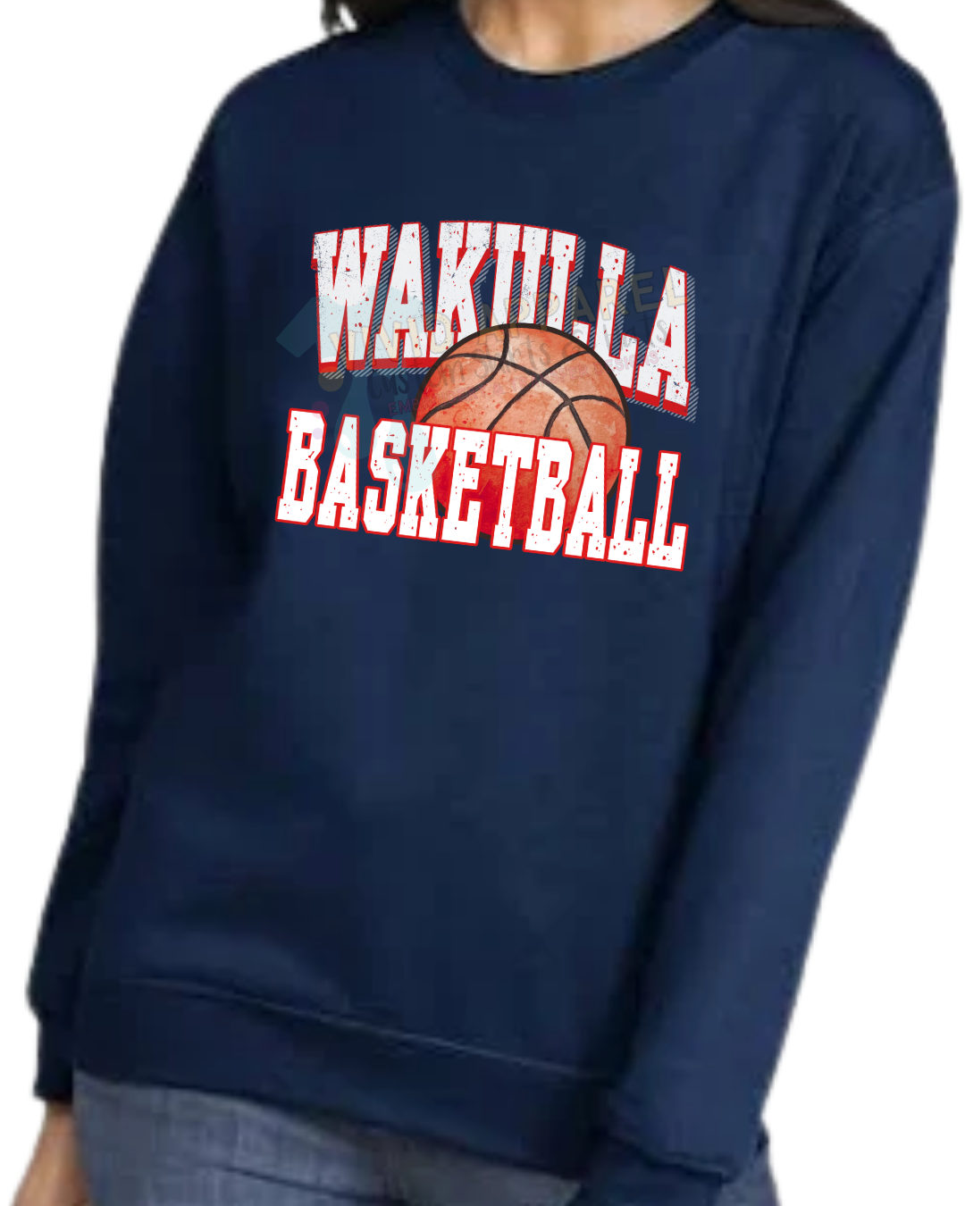 Wakulla Basketball Crewneck Sweatshirt