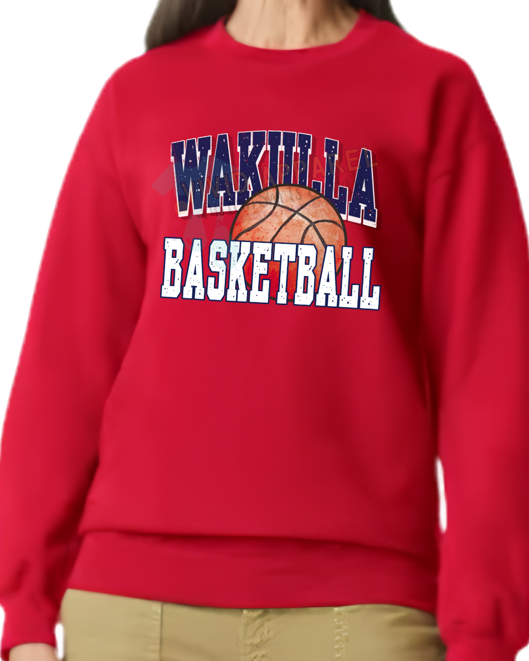 Wakulla Basketball Crewneck Sweatshirt