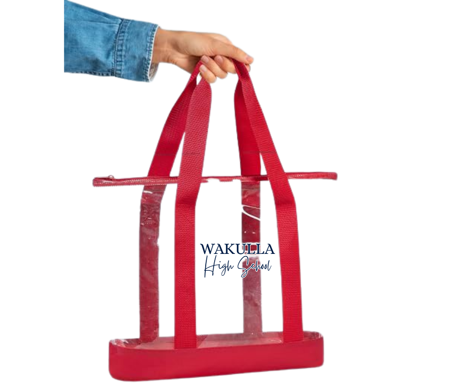 Clear Stadium Large Tote- WHS