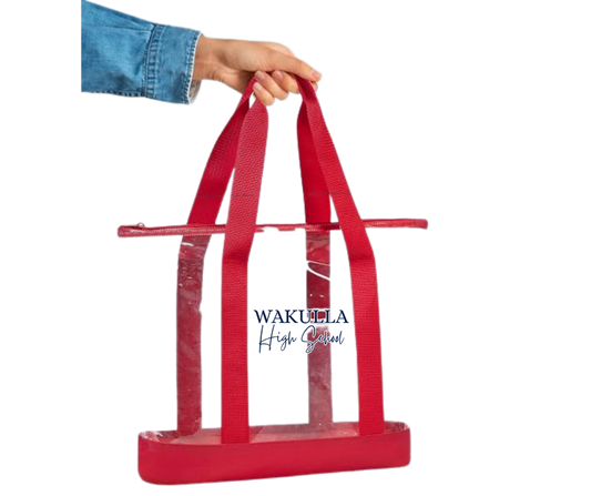 Clear Stadium Large Tote- WHS