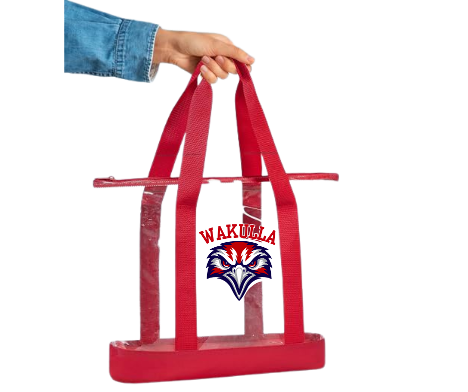 Clear Stadium Large Tote- WHS