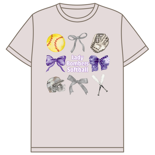 Lady Bombers Bow Shirt