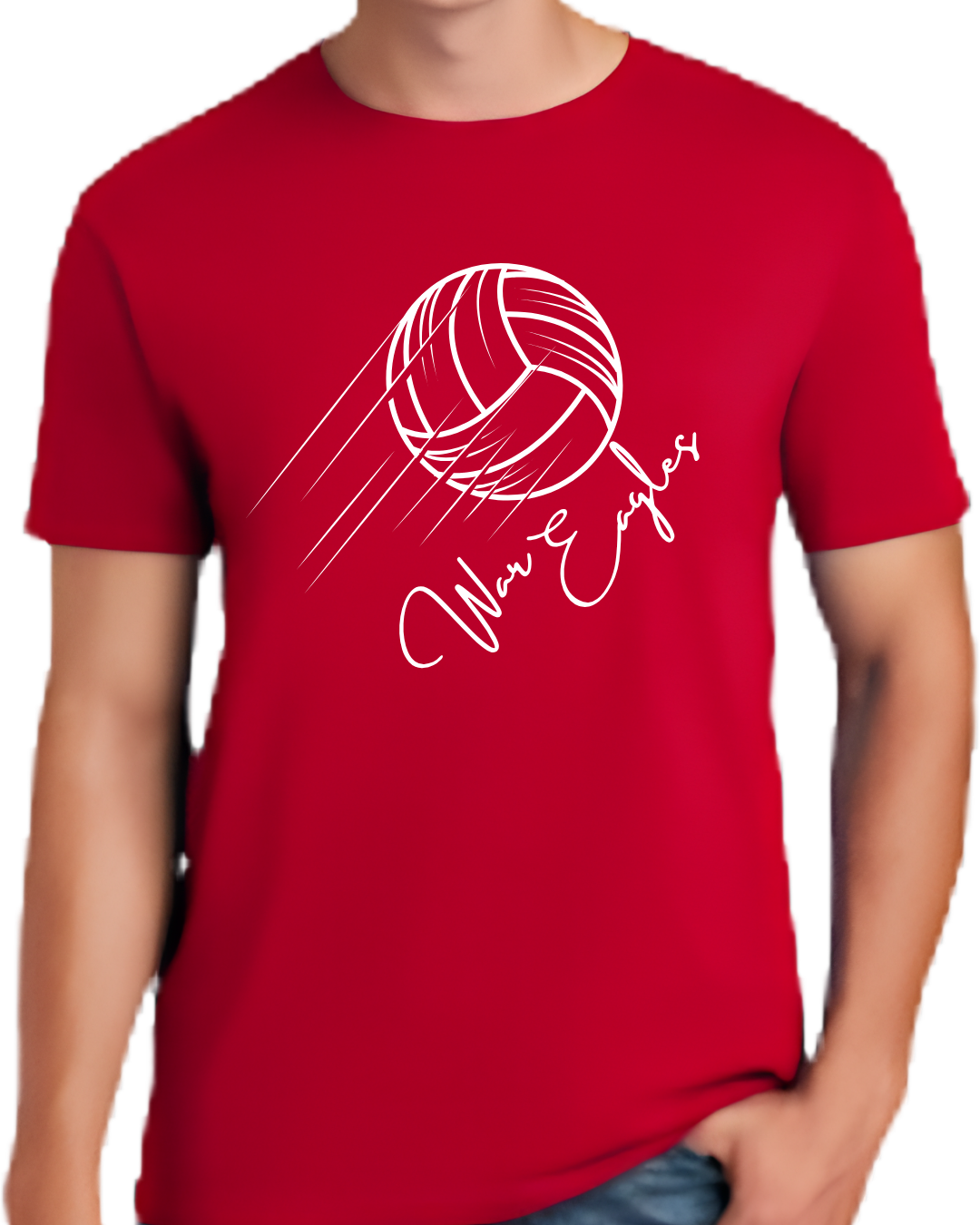 War Eagles Volleyball Tee