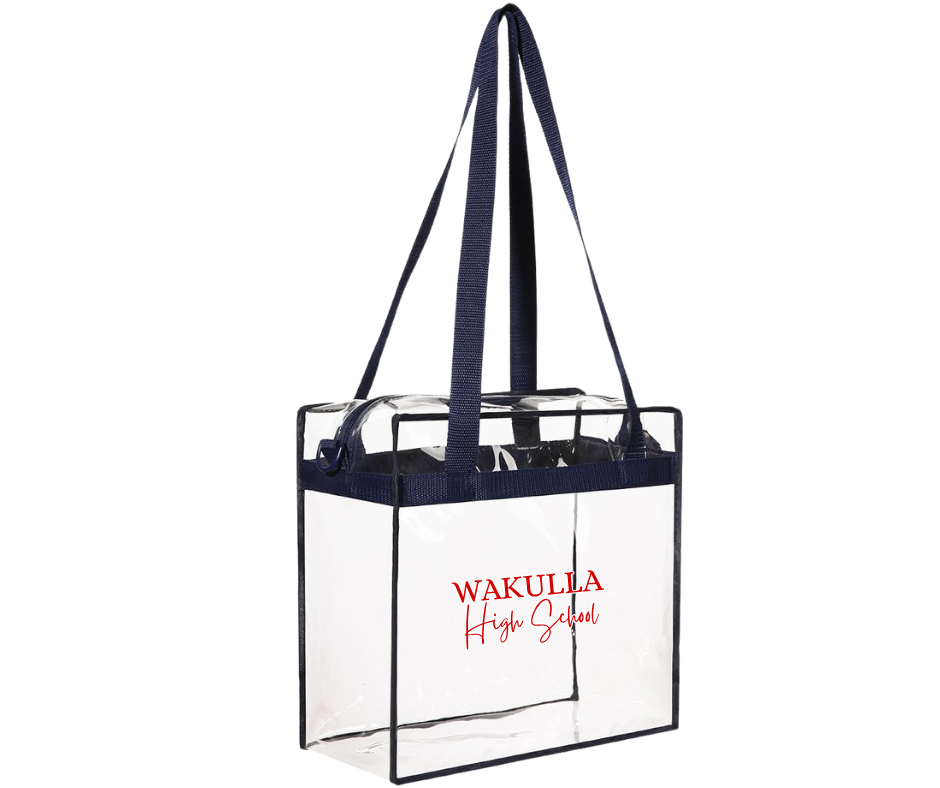 Clear Stadium Medium Tote- WHS
