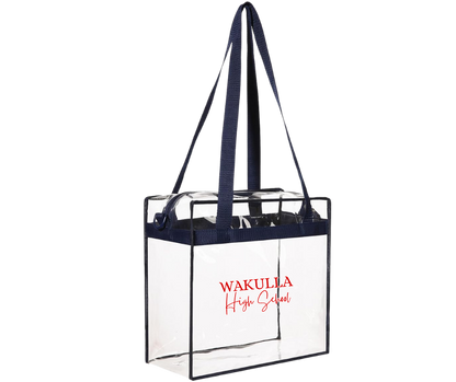 Clear Stadium Medium Tote- WHS
