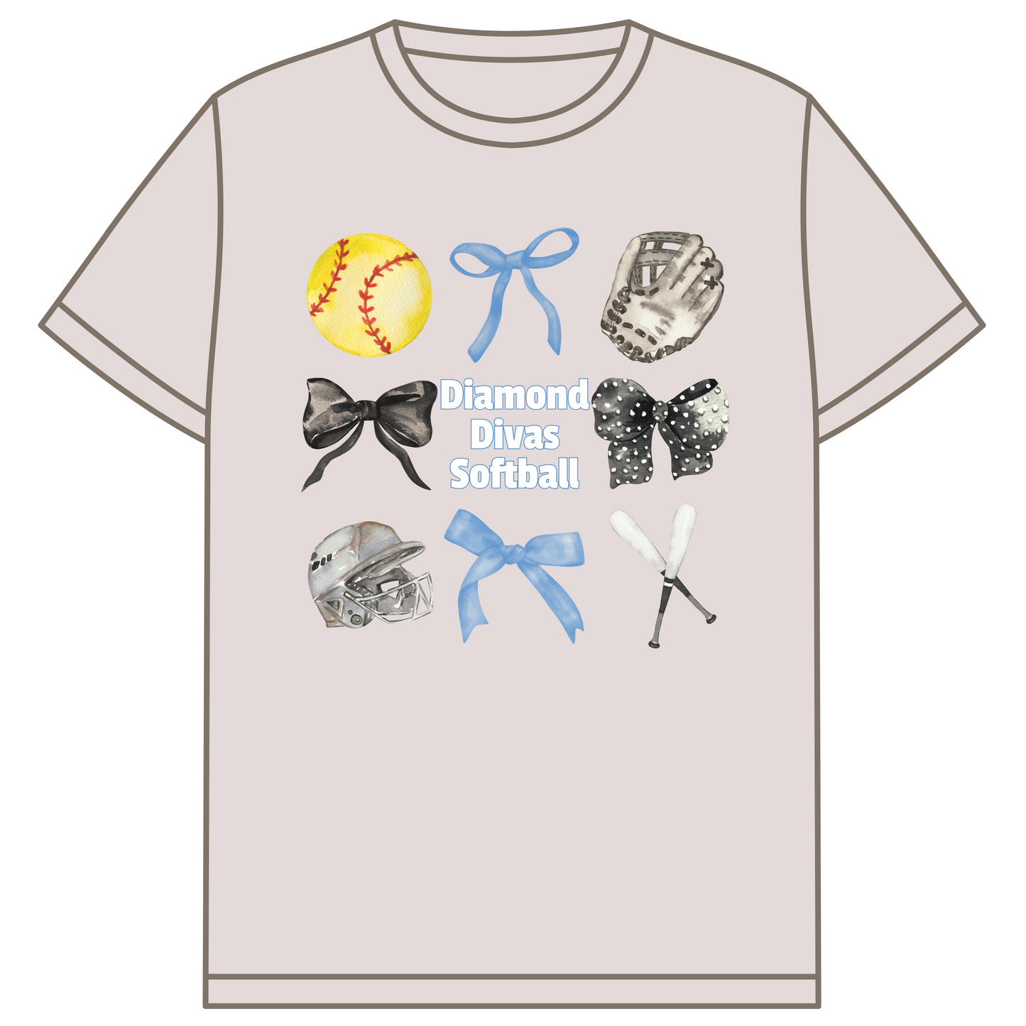 Diamond Divas Bow Shirt