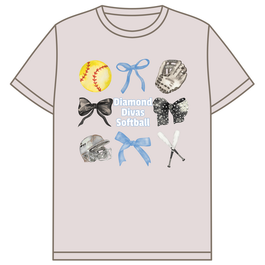 Diamond Divas Bow Shirt