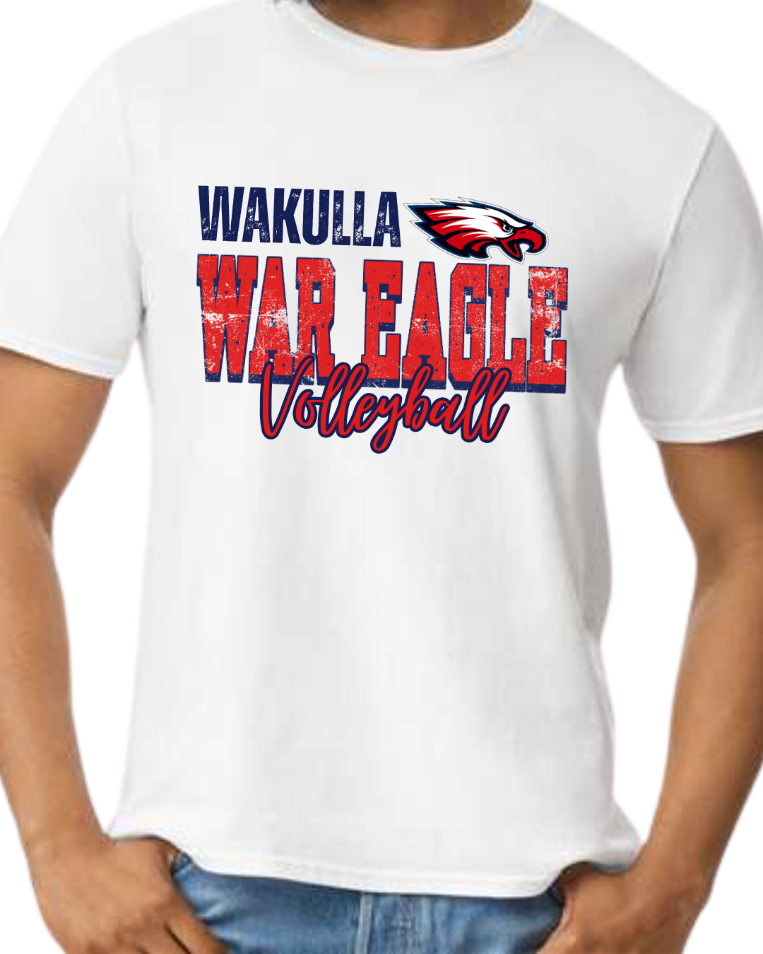 Wakulla War Eagle VB Tee